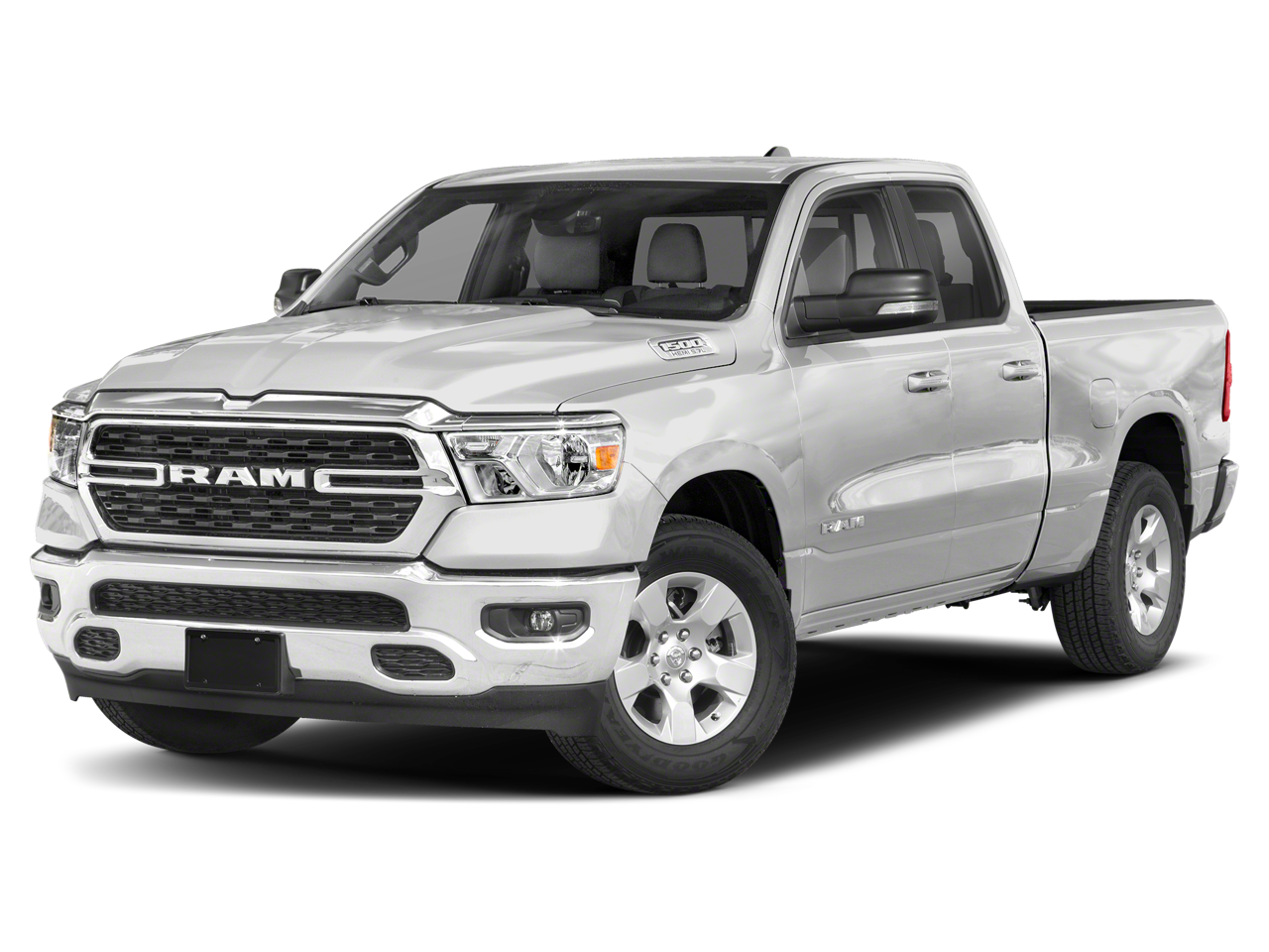 2022 RAM 1500 Big Horn/Lone Star in Bright White Clearcoat — front three-quarter view