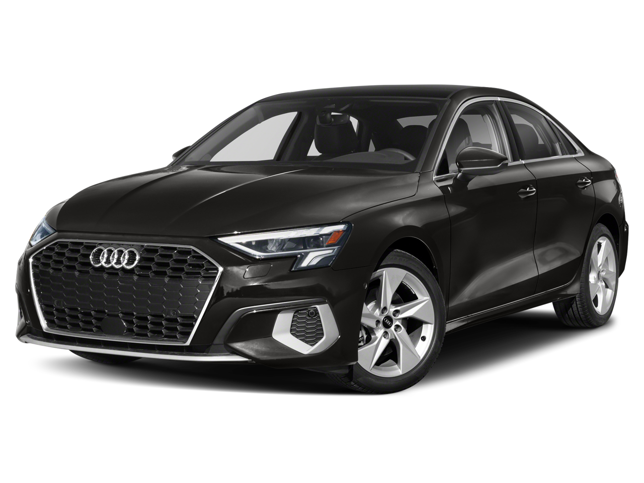 2022 Audi A3 40 Premium quattro in Gray Metallic — front three-quarter view