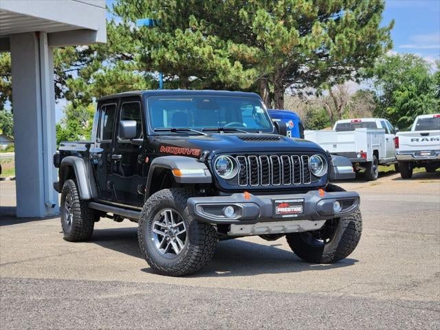 2026 Jeep Gladiator GLADIATOR MOJAVE 4X4 in Black Clear-Coat Exterior Paint — front three-quarter view