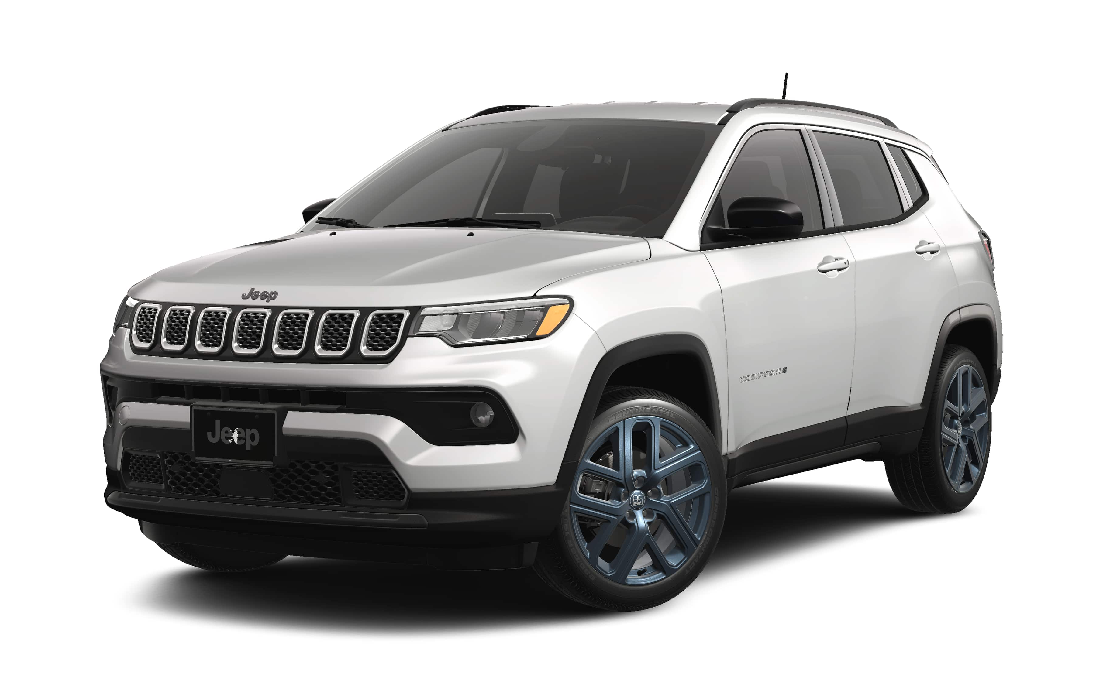 2026 Jeep Compass COMPASS 85TH ANNIVERSARY EDITION 4X4 in Bright White Clear-Coat Exterior Paint — front three-quarter view