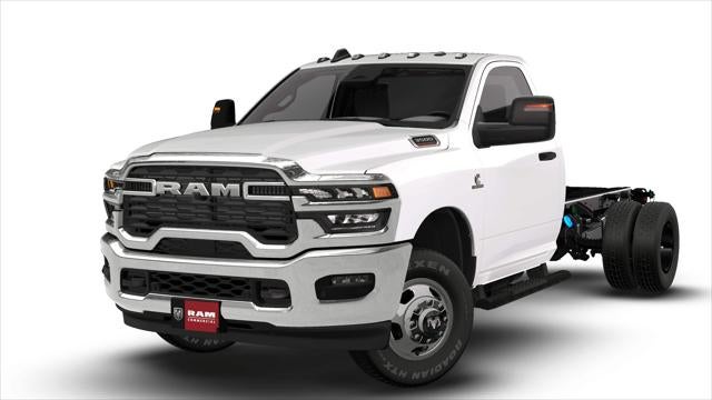 2026 RAM 3500 Chassis Cab RAM 3500 TRADESMAN CHASSIS REGULAR CAB 4X4 84' CA in Bright White Clear-Coat Exterior Paint — front...